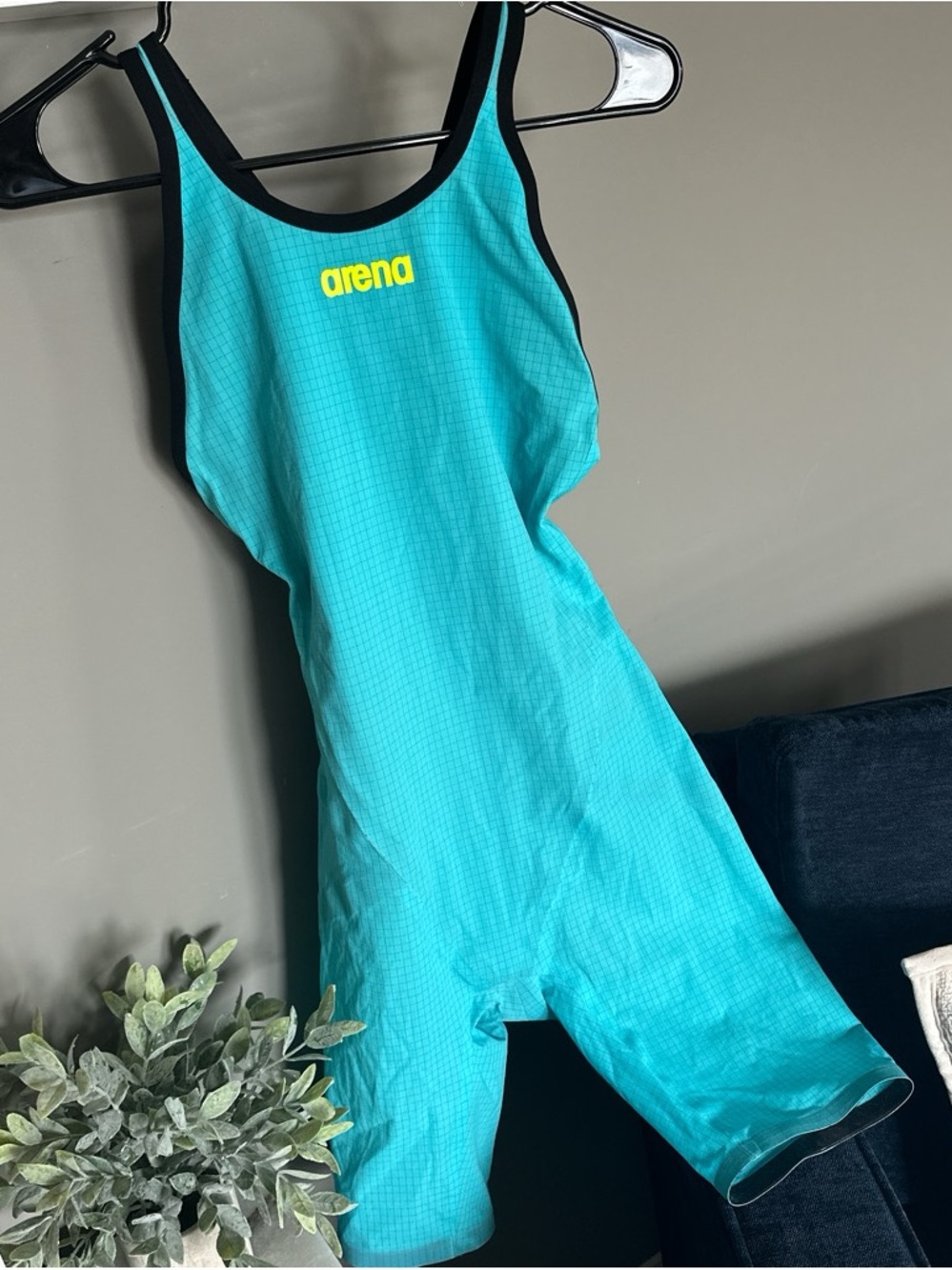 arena Women’s Aqua Turquoise Powerskin One-Piece Swim Suit